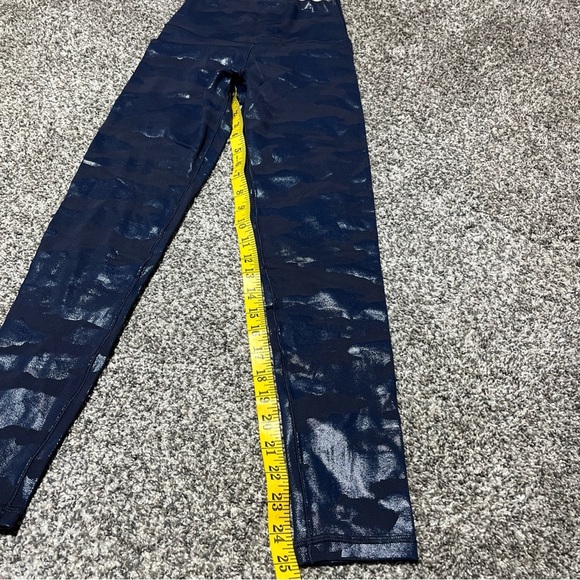 Aerie Offline Real Me 7/8 Legging Hi-Rise Blue Camo Metallic S NWT - Picture 2 of 12